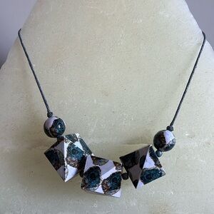 Chunky Wearable Art Statement Necklace 🖤 NWT